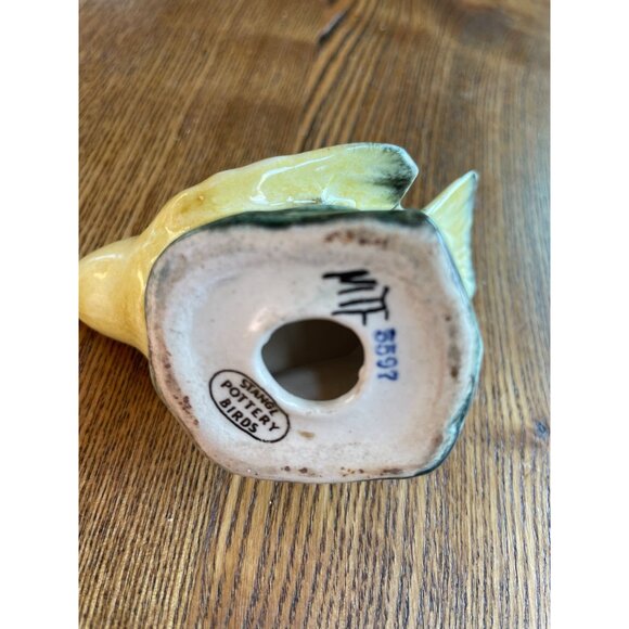 Vintage Stangl Pottery Yellow Bird Figurine #3592 Hand Painted Ceramic - Picture 6 of 7